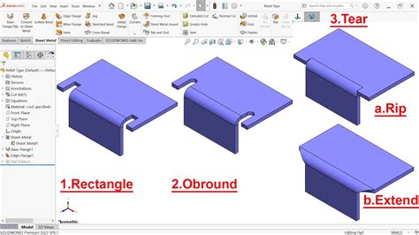 sheet metal corner relief size|auto relief solidworks sheet metal.